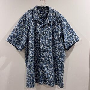 Reyn Spooner Blue Floral Men's Shirt